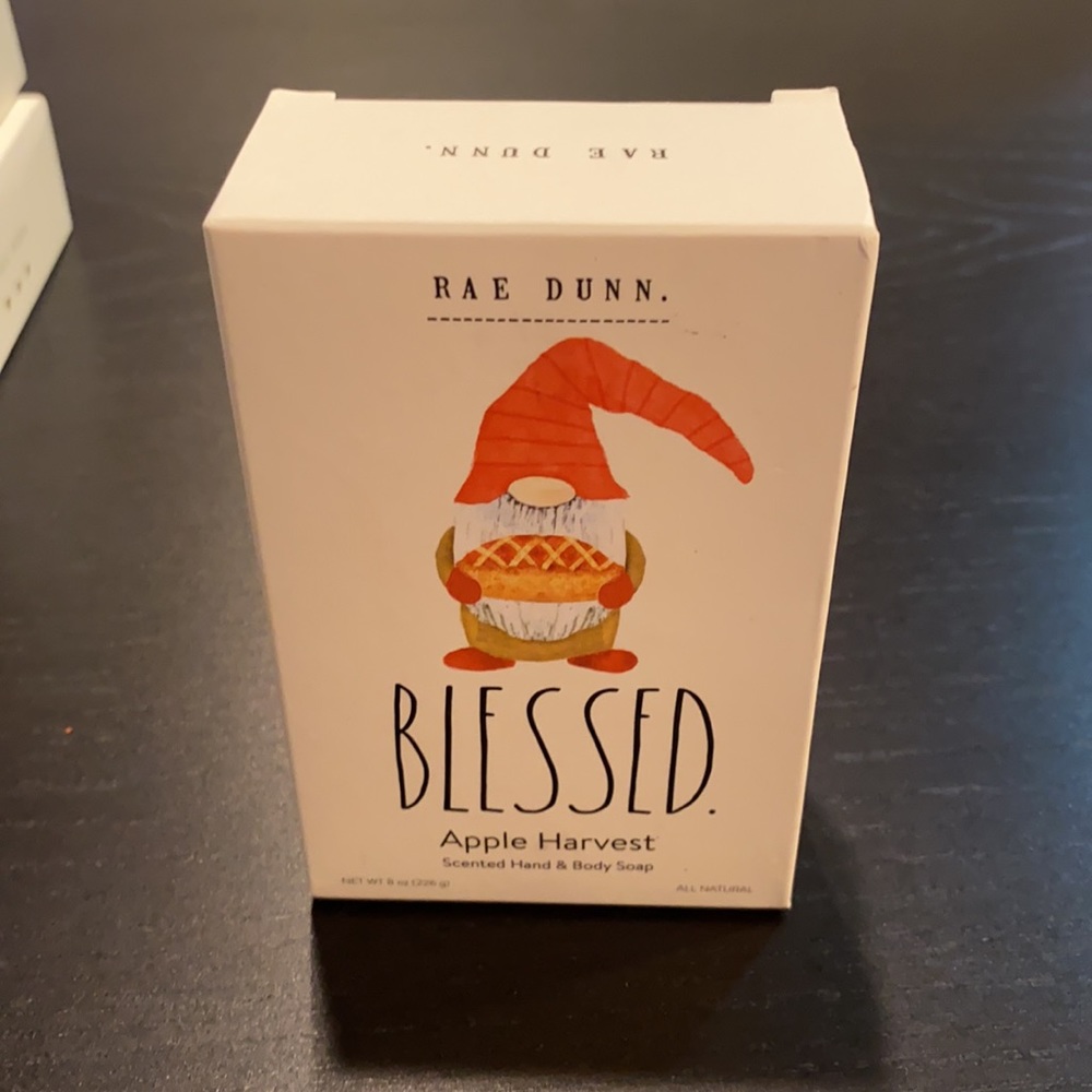 RAE DUNN Blessed Gnome bar soap - apple harvest